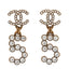 Metal Crystal City of Lights No 5 Drop Earrings Gold