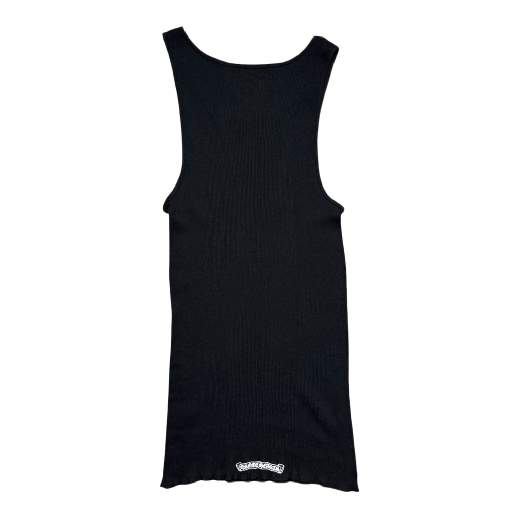 Chrome Hearts Hairy Cross Rib Tank Black