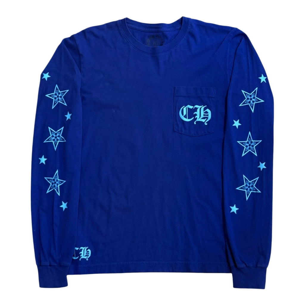 Chrome Hearts Star L/S T-shirt Blue