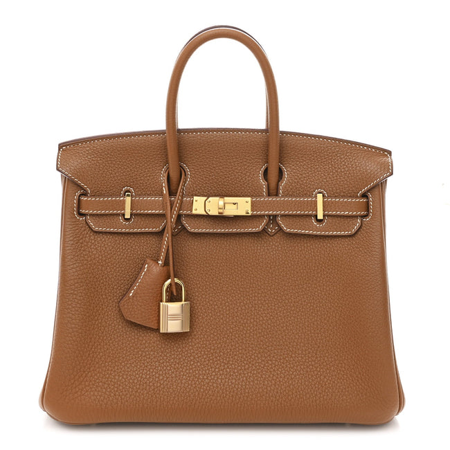 Togo Birkin 25 Gold Hover Image