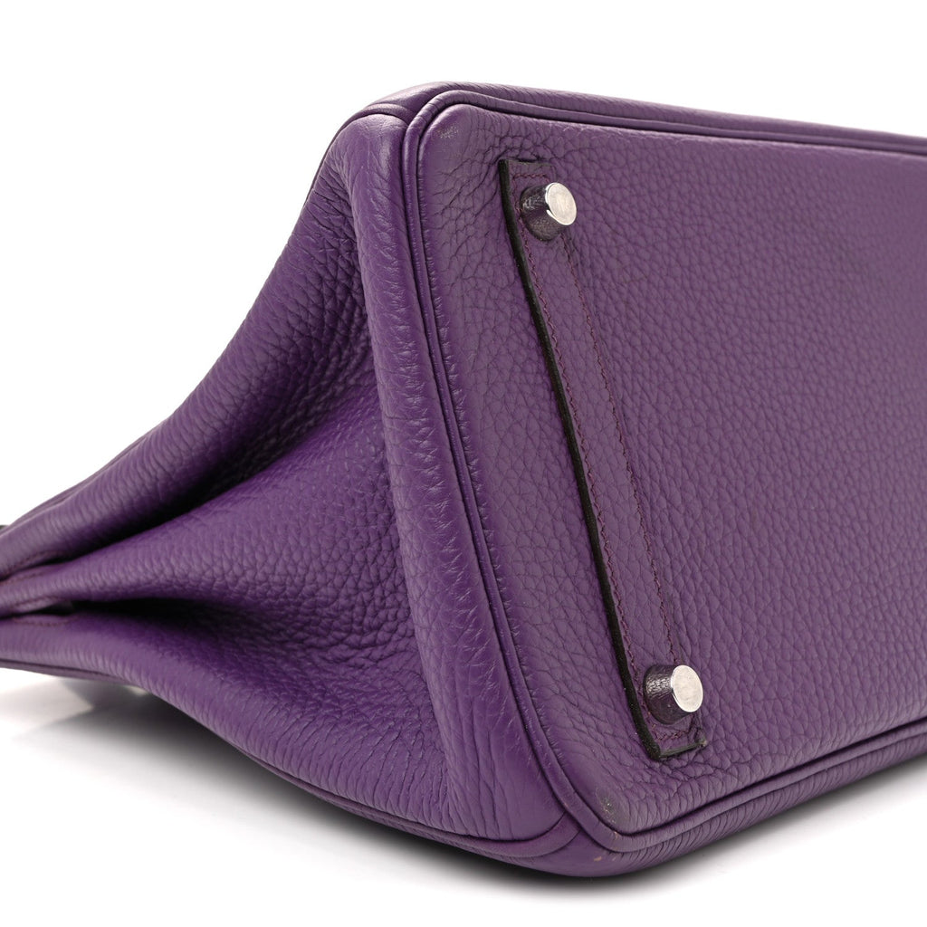 Taurillon Clemence Birkin 30 Ultraviolet