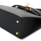 Epsom Mini Kelly Sellier 20 Black