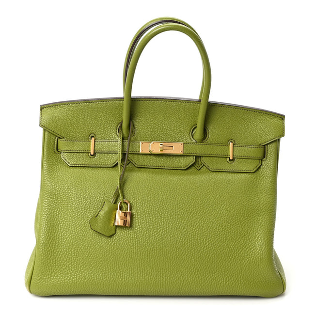 Togo Birkin 35 Vert Anis Hover Image