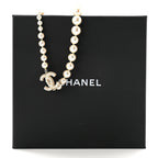 Pearl CC 100th Anniversary Necklace Light Gold