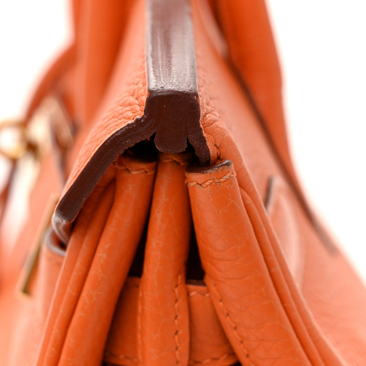 Taurillon Clemence Birkin 30 Orange