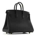 Togo Matte Alligator Birkin Touch 25 Black