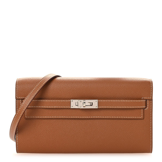 Epsom Kelly Wallet To Go Gold Hover Image
