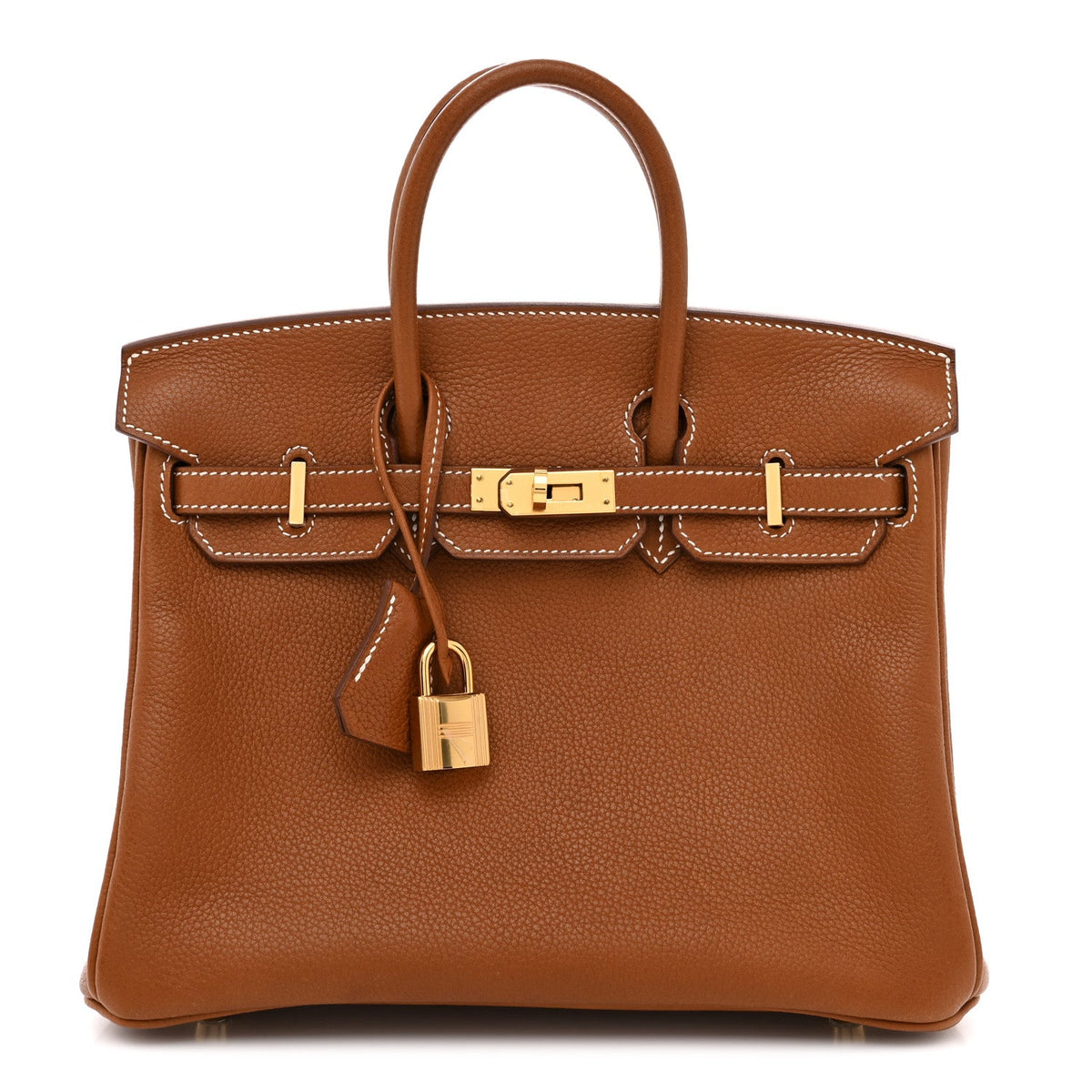 Natural Barenia Faubourg Birkin 25 Fauve