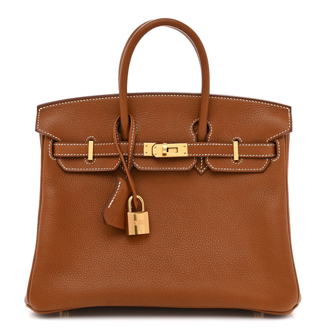 Natural Barenia Faubourg Birkin 25 Fauve Hover Image