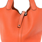 Taurillon Clemence Picotin Lock 22 MM Orange