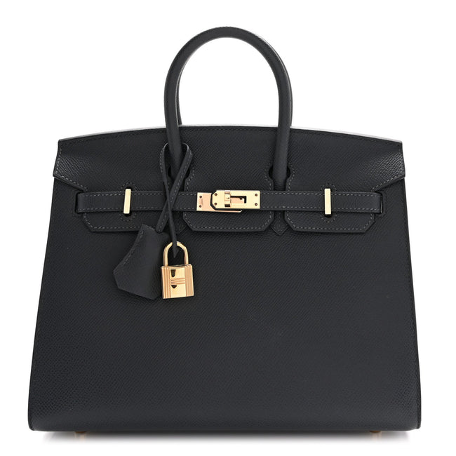 Epsom Birkin Sellier 25 Gris Misty Hover Image