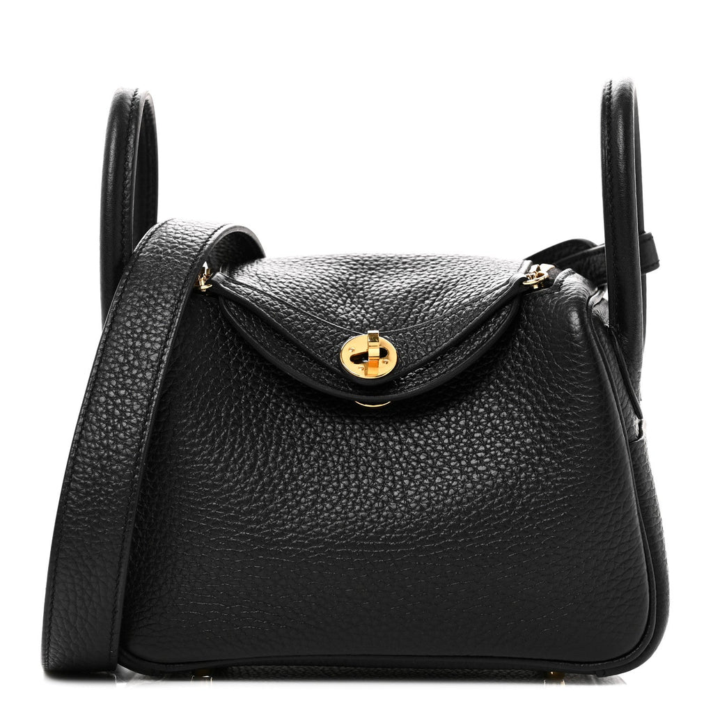 Taurillon Clemence Mini Lindy 20 Black