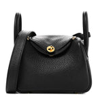 Taurillon Clemence Mini Lindy 20 Black