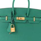 Epsom Birkin Sellier 25 Vert Jade