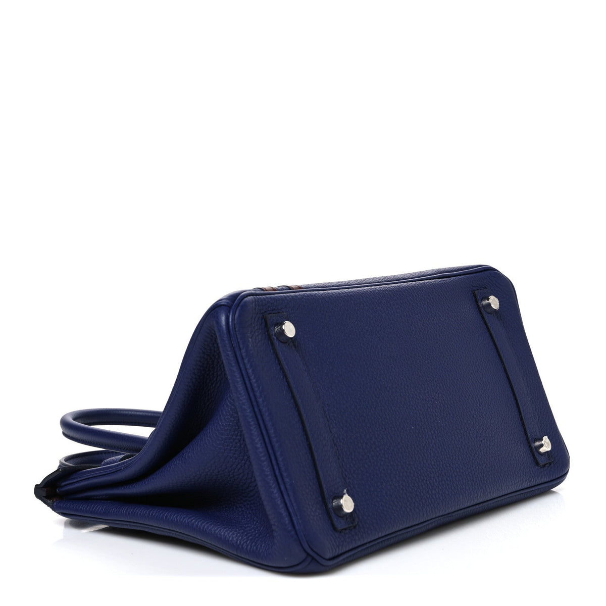 Togo Swift Officier Birkin 30 Bleu Encre Rouge H