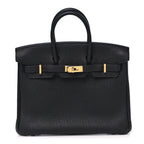 Togo Birkin 25 Black Black