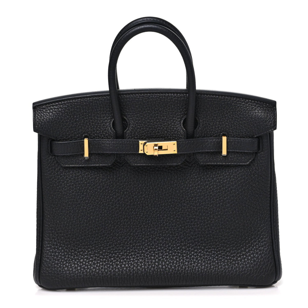 Togo Birkin 25 Black Black