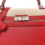 Berline Toile Swift Kelly Sellier 32 Rouge Piment Ecru Rouge Piment Ecru