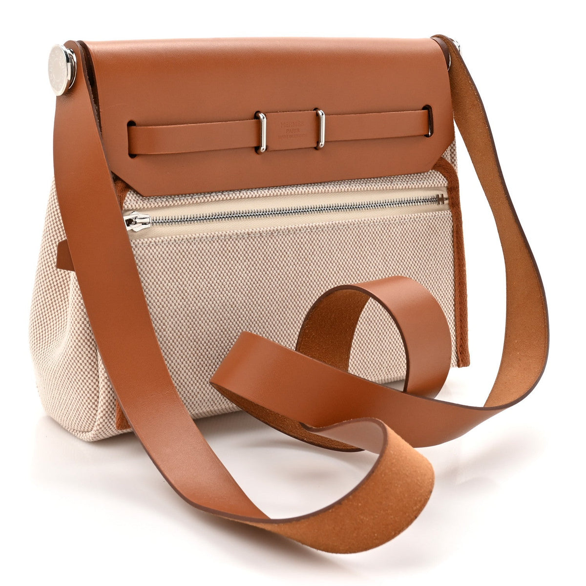 Military Toile Vache Hunter Herbag Zip Retourne 20 Ecru Beige Fauve