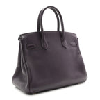 Taurillon Clemence Birkin 30 Raisin
