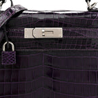 Shiny Niloticus Crocodile Kelly Sellier 28 Amethyst