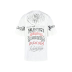 Balenciaga DIY Metal T-Shirt White/Black/Red