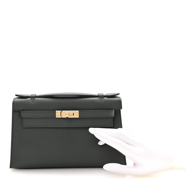 Swift Kelly Pochette Clutch Vert Mangrove Main Image