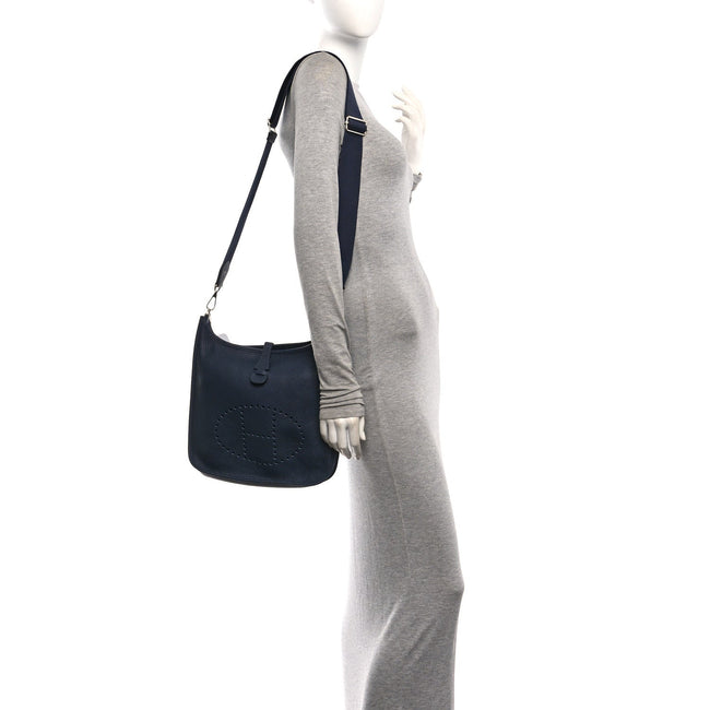 Taurillon Clemence Evelyne III PM Bleu Nuit Main Image
