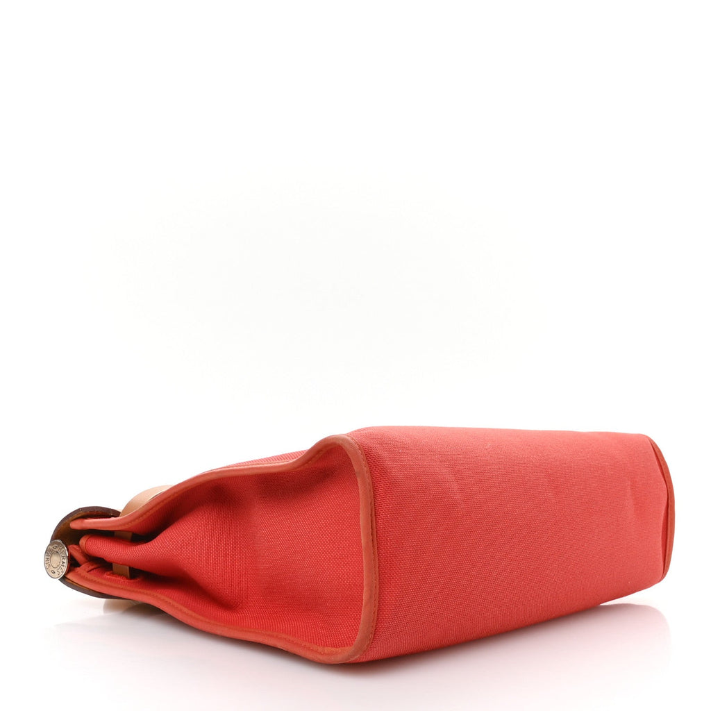 Vache Hunter Toile Herbag Zip 31 PM Rouge Tomate Natural