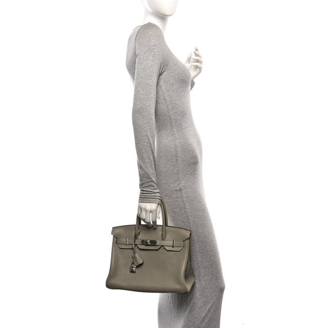 Taurillon Clemence Birkin 30 Sauge Main Image