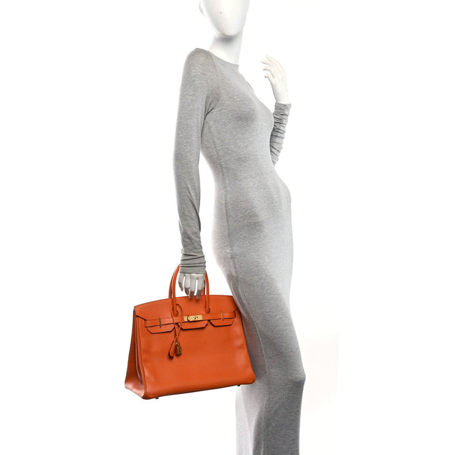 Epsom Birkin 35 Orange Main Image