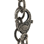 Pearl Crystal CC Camellia Necklace Ruthenium Black