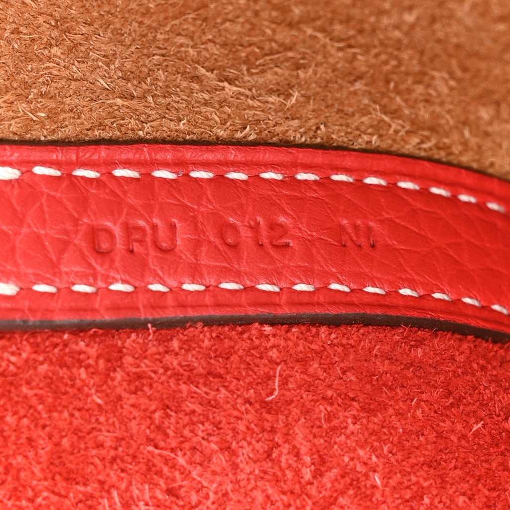 Taurillon Clemence Picotin Lock Picotin 18 PM Rouge De Coeur Gold