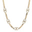 Crystal Chain CC Link Choker Gold Silver