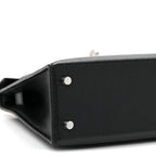 Chevre Chamkila Lizard Mini Kelly Sellier Touch 20 Black Ombre
