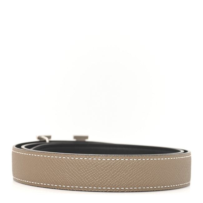Swift Epsom 24mm Mini Constance H Belt 75 30 Black Etoupe Main Image