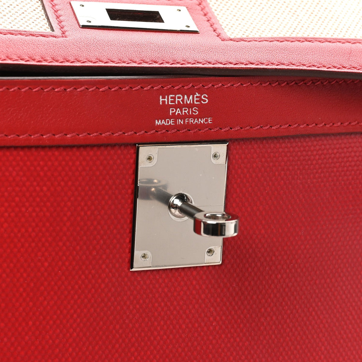 Berline Toile Swift Kelly Sellier 32 Rouge Piment Ecru Rouge Piment Ecru