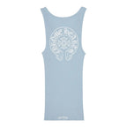 Chrome Hearts Baby Blue Rib Tank Blue
