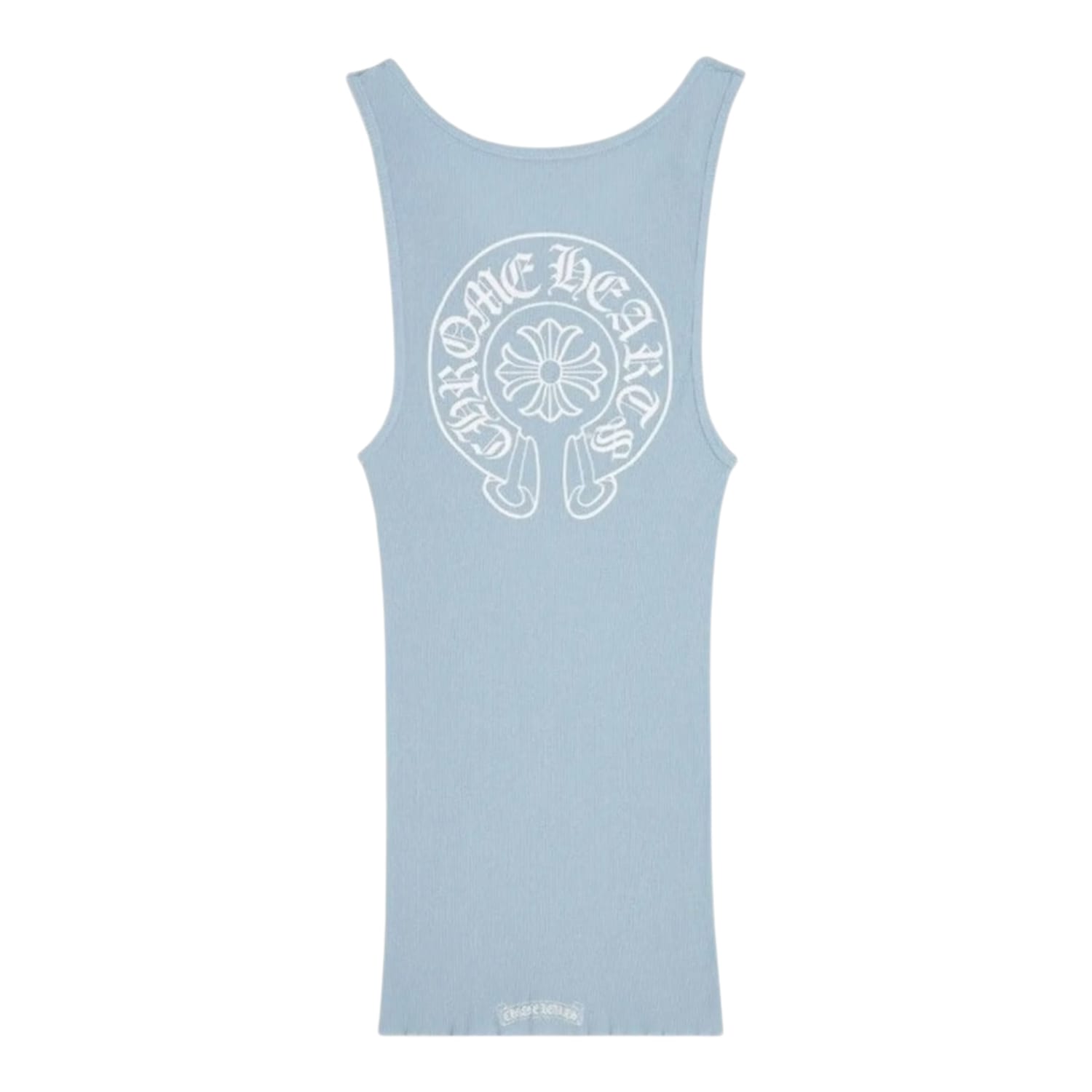 Chrome Hearts Baby Blue Rib Tank Blue