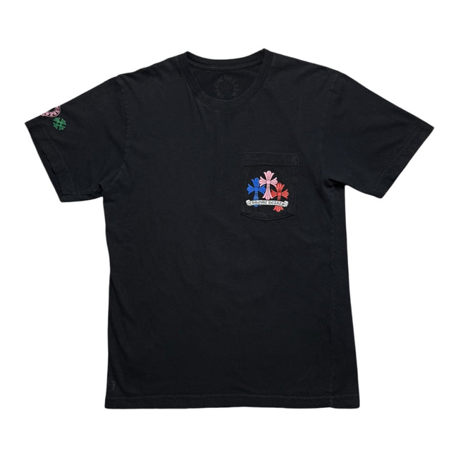 Chrome Hearts Multi Color Cross Cemetery T-shirt Black Main Image