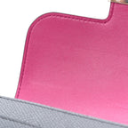 Epsom Verso Constance Short Wallet Bleu Indigo Rose Pourpre