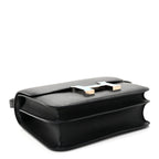 Epsom Enamel Constance 24 Black Bleu Saint Cyr