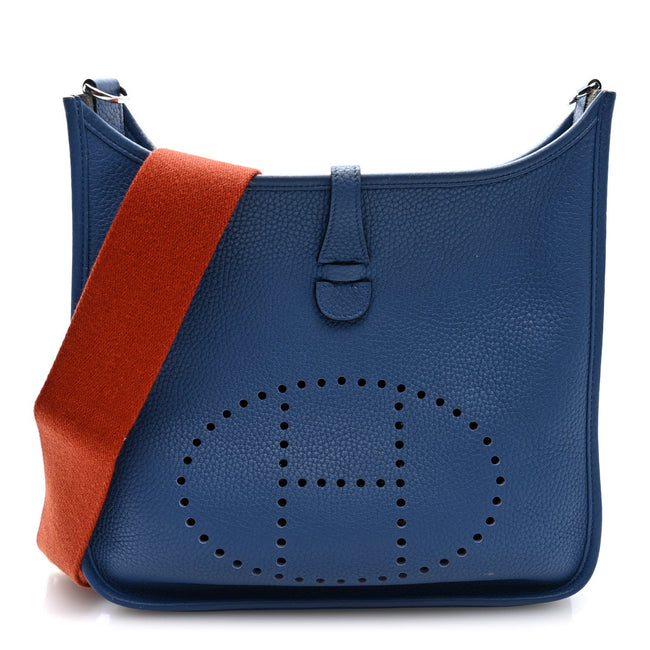 Taurillon Clemence Evelyne III PM Bleu Agate Cuivre Hover Image