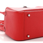 Taurillon Clemence Mini Lindy 20 Rouge Radieux