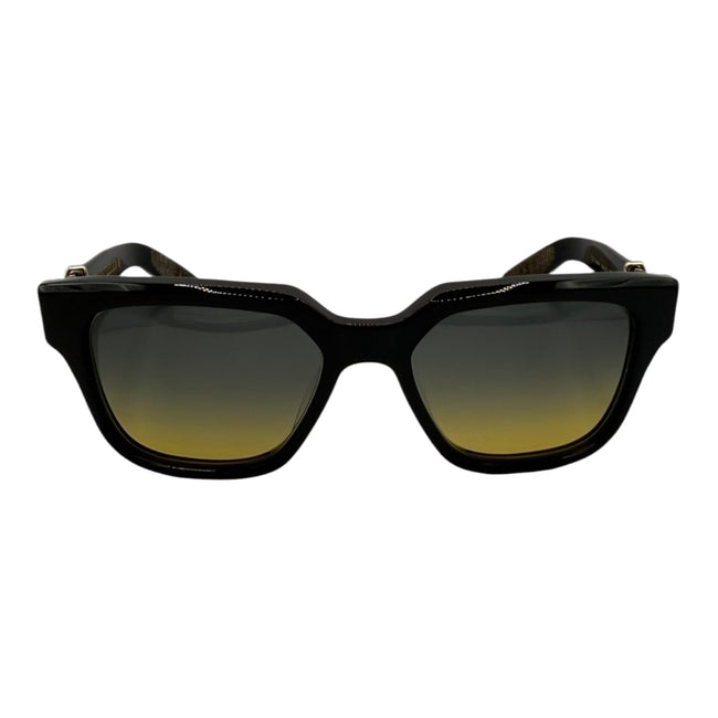 Chrome Hearts Vagillionare II Black/18k Gold Plated Sunglasses Hover Image
