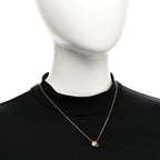 18K Rose Gold Diamond Extrait de Camélia Pendant Necklace
