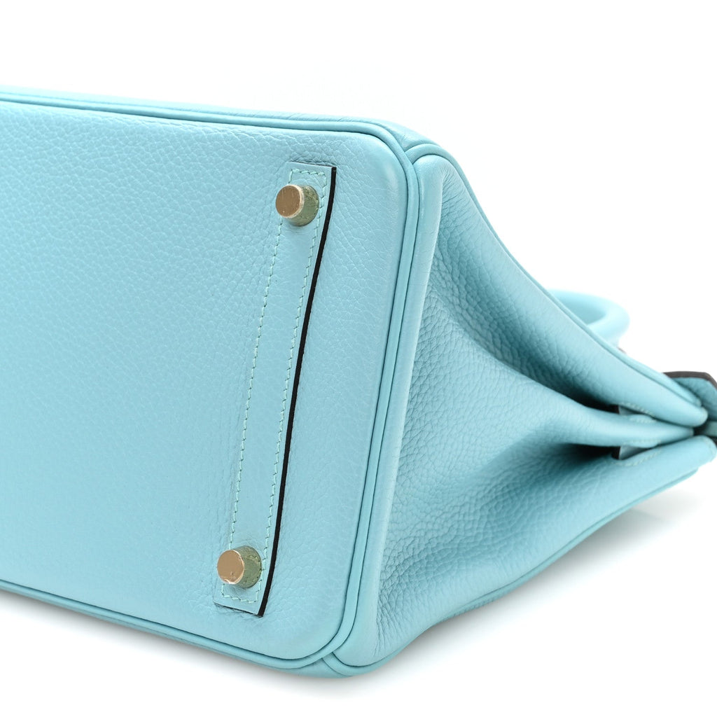 Togo Birkin 30 Bleu Saint Cyr