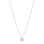 18K White Gold Diamond Bouton de Camelia Pendant Necklace
