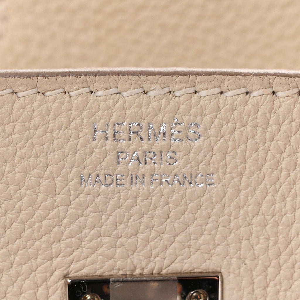 Togo Birkin 25 Craie