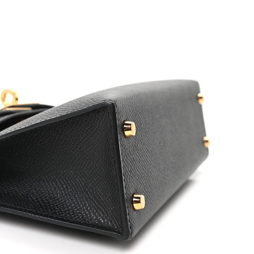 Epsom Mini Kelly Sellier 20 Black